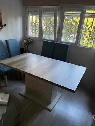 Mesa Comedor Extensible Madera