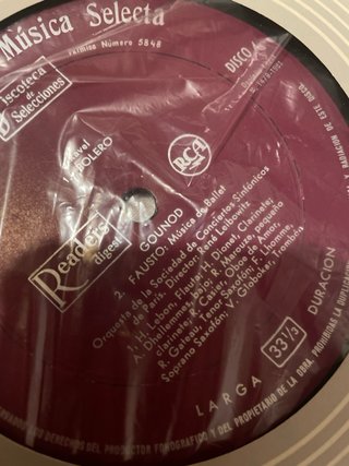 Vinilo Música Clásica Selecta RCA