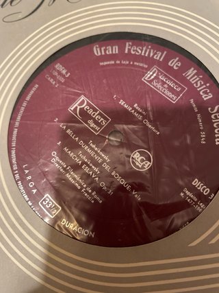 Vinilo Música Clásica Selecta RCA