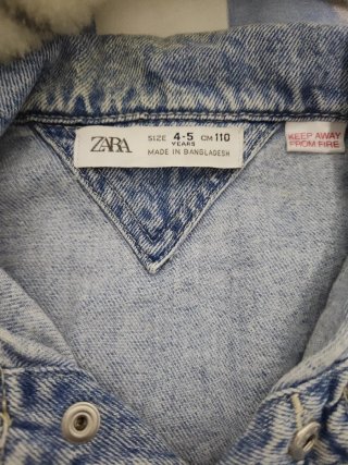 Chaqueta tejana niño o niña Zara