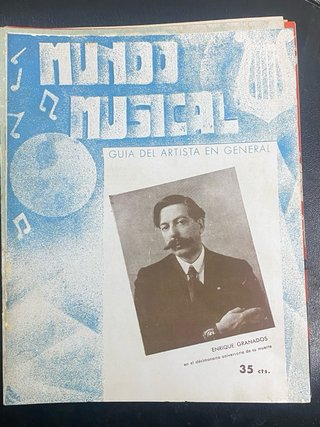 4 Revistas de musica de 1935/36