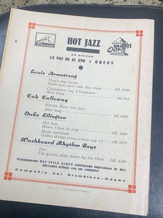 4 Revistas de musica de 1935/36