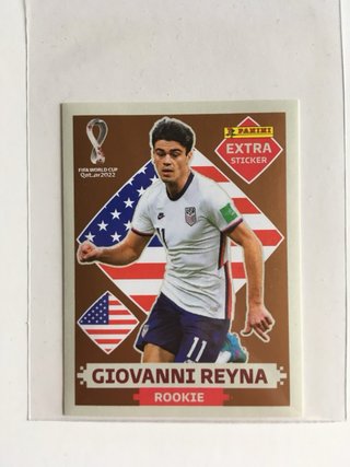 Cromo Oro Giovanni Reyna Mundial 2022