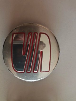 4 Tapabujes SEAT 56mm Plata Rojo