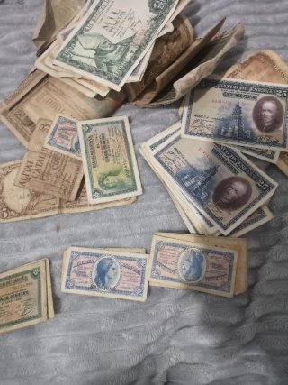 Lote Billetes Antiguos Colección