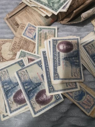 Lote Billetes Antiguos Colección