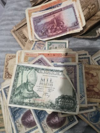Lote Billetes Antiguos Colección