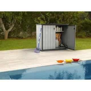 Armario Exterior Resina  Keter 139x77x120cm Arcón