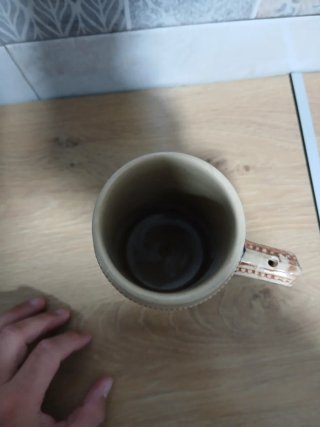 Jarra Cerveza Porcelana Alemana Escena