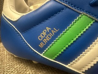 Scarpe da calcio Adidas blu taglia 39