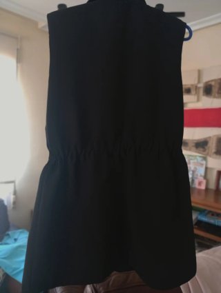 Chaleco de traje negro
