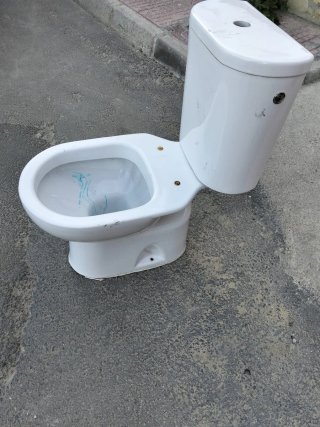 Váter porcelana blanco