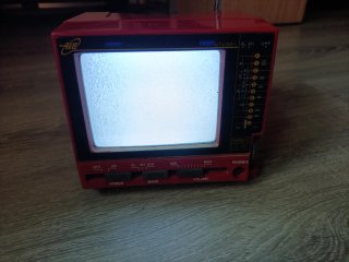 Televisor Portátil Vintage Fair Mate Rojo