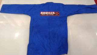 Kimono Jiu Jitsu Bruiser Azul + Cinturón Blanco