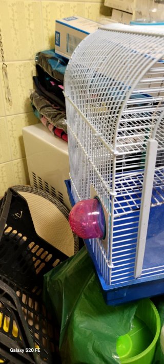 Jaula Hamster con tubos exteriores