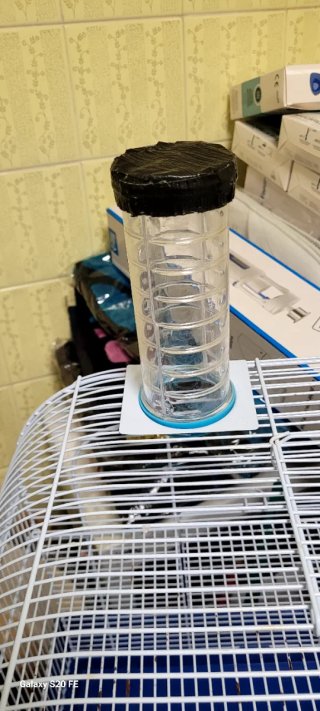 Jaula Hamster con tubos exteriores