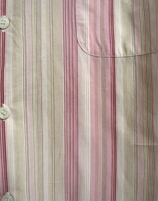 Camisa Cortefiel Rayas Rosas y Beige