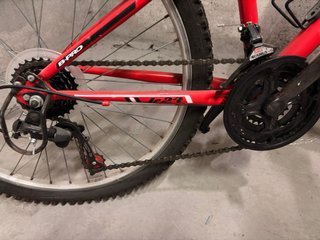 Bicicleta roja 24 B-PRO