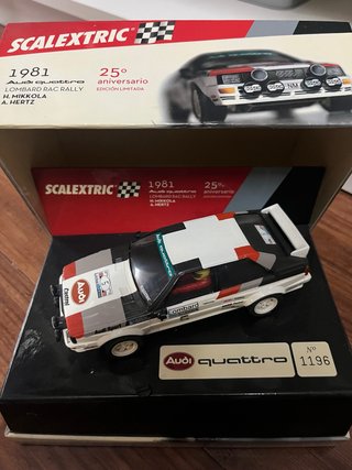 Audi Quattro Scalextric 25 aniversario ed. Lim.