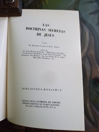 Biblioteca Rosacruz. H. Spencer Lewis. Esoterismo.