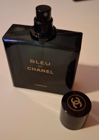 Frasco vacío Bleu de Chanel Parfum 50ml
