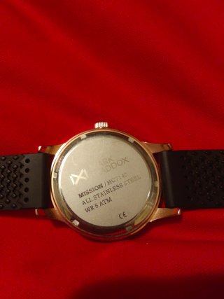 Reloj Mark Maddox Mission HC7140 Negro/Dorado