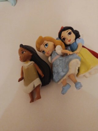 3 Bambole PVC Disney