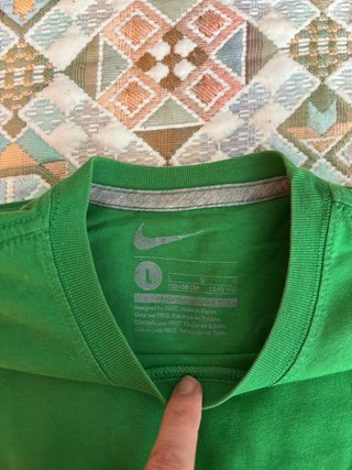 Camiseta Nike Verde Talla L