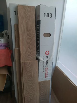 Suelo laminado efecto madera