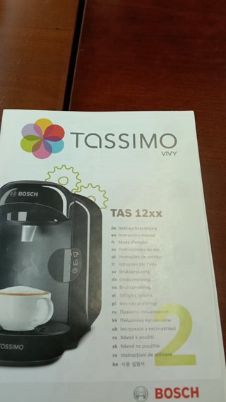 Cafetera Bosch Tassimo Vivy 2 NUEVA