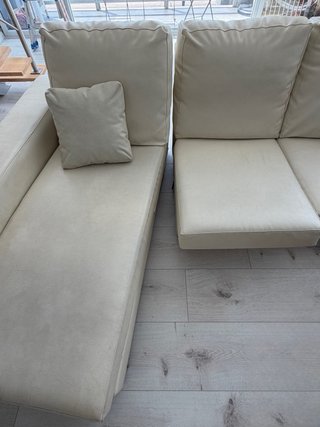 Sofá Chaise Longue Beige