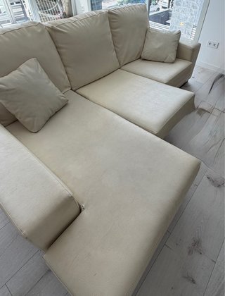Sofá Chaise Longue Beige