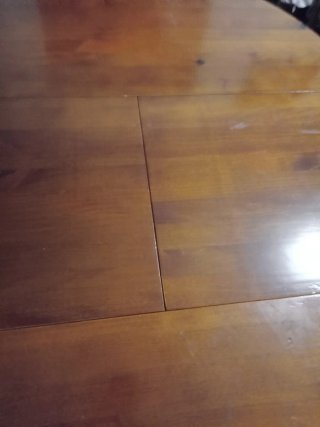 Mesa extensible de madera