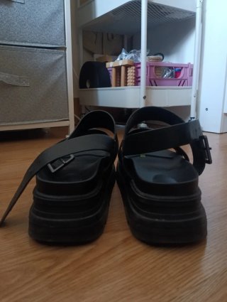 Sandalias negras plataforma