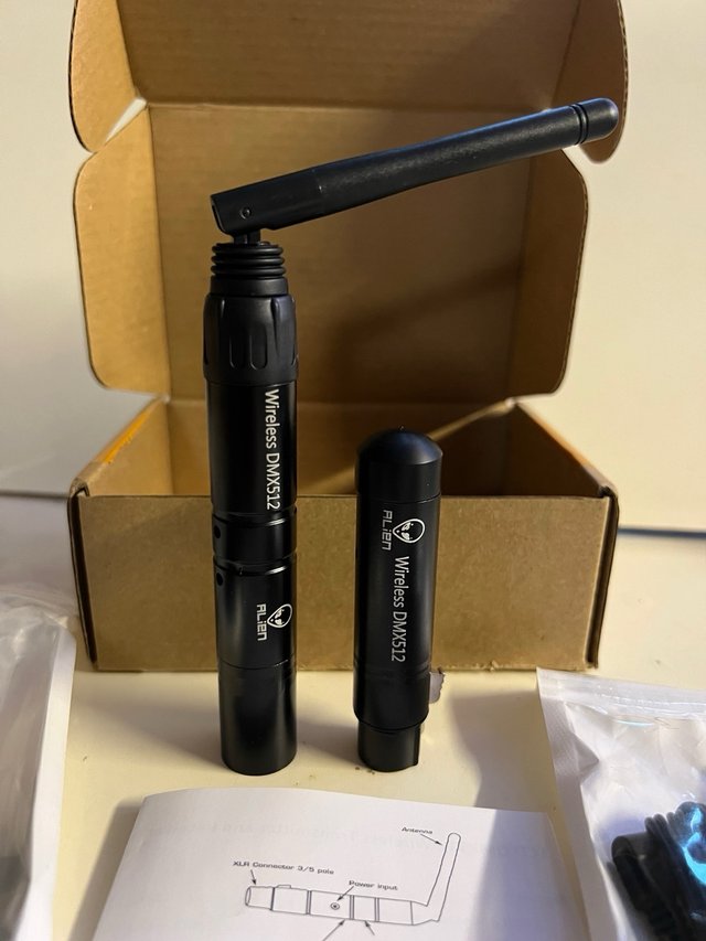 TRANSMISOR DMX INALAMBRICO BLACK STAGE LIGHTS