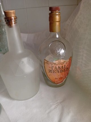 Lote 11 Botellas Vidrio Vintage Licoreras