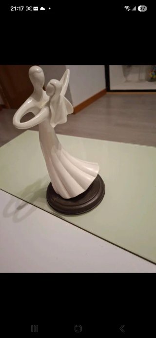 Figura pareja bailando Dekora porcelana 20cm
