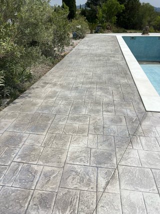 Hormigón impreso para exteriores