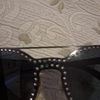 Gafas Versace con cristales plateados