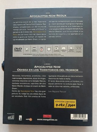 Apocalypse Now Redux DVD + Libro