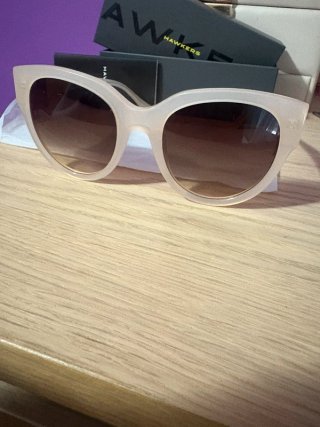 Gafas Hawkers Loira Smoky Beige/Blancas