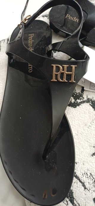 Sandalias Pedro del Hierro Negras Talla 39 con eti