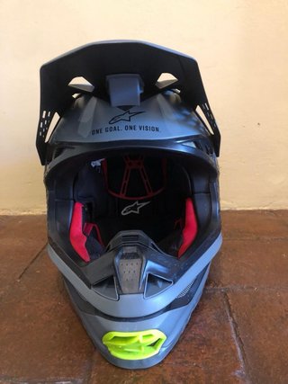 Casco MX Alpinestars SM10 Carbon