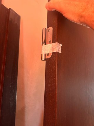 Puerta Wengué Madera Oscura