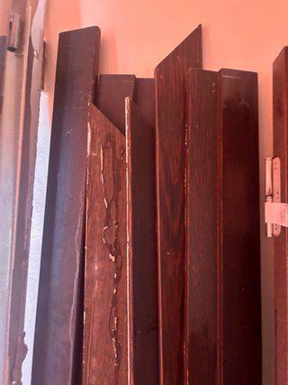 Puerta Wengué Madera Oscura