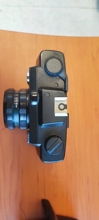 Macchina fotografica vintage nera