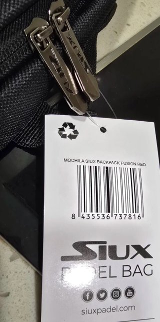 Mochila Pádel Siux modelo Fusion