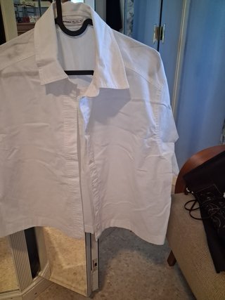 Camisa corta blanca
