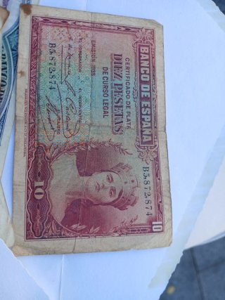 Billete 10 Pesetas Banco de España 1935