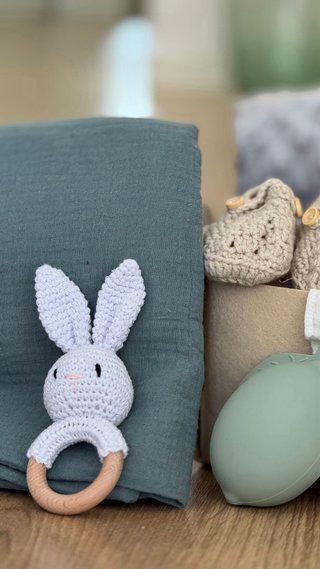 Canastilla cesta Regalo Bebé Grande personalizada